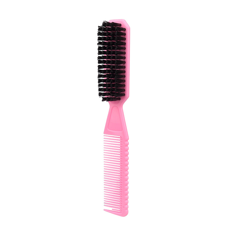Wavy band comb oil-head brush-pink