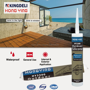 OEM intemperie al aire libre sellador de silicona neutra para acero Teel, vidrio y la ventana - Product Image 1