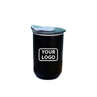 Mug à café isotherme en acier inoxydable écologique avec logo personnalisé, affichage de la température, performance thermique de 6 à 12 heures, réutilisable