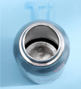 2026 Luxury 500ml Pure Titanium Water Bottle Wholesale Custom Logo Vacuum <b>Insulated</b> Flask Artistic Print Camping Cycling <b>Mug</b> - Product Image 5