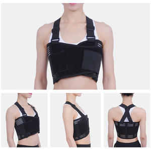 <span class=keywords><strong>Ceinture</strong></span> de fixation de côtes de Protection professionnelle orthèse de côtes thoraciques Compression réglable respirante <span class=keywords><strong>ceinture</strong></span> de soutien de côtes entièrement élastique - Product Image 3