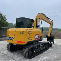 Nueva Llegada, Precio Bajo, Excavadora Usada Sany 75C SANY60 SY60 de 8 Toneladas, Excavadora Hidráulica de Cadenas Usada con Motor Original