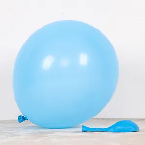 Balon Standar Lateks Warna Hijau Gelap Polos Bentuk Bulat 12 Inci