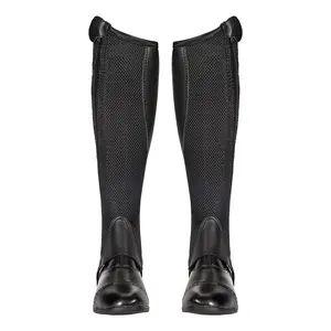 Customize Mesh Material Equestrian Half Chaps Durable Riding Legging Equine Unisex Cowboy Product Stylish Riding Leggings