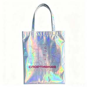 Sac à main tendance en cuir PU pour femme, imperméable, grande capacité, sac de shopping, sac de courses avec logo imprimé - Product Image 3