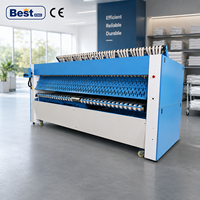 Máquina Plegadora de Sábanas de 3300 mm de Ancho, Máquina Plegadora Automática de Ropa, Equipo de Lavandería Industrial