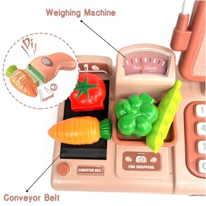 <span class=keywords><strong>Jouet</strong></span> <span class=keywords><strong>caisse</strong></span> <span class=keywords><strong>enregistreuse</strong></span> électronique DIY pour enfants <span class=keywords><strong>avec</strong></span> <span class=keywords><strong>scanner</strong></span> et microphone, <span class=keywords><strong>jouet</strong></span> éducatif pour faire les courses - Product Image 4