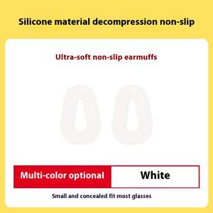 Ganchos Deportivos <span class=keywords><strong>para</strong></span> Orejas con Diseño de Corazón de Silicona Hueca en Forma de Gota de Agua, Cubiertas Antideslizantes <span class=keywords><strong>para</strong></span> Gafas y Lentes de Sol - Product Image 6