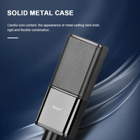 Vente chaude V-12 Microphone filaire professionnel à condensateur Studio 48V avec interface audio pour studio