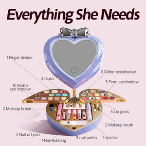 Kit <span class=keywords><strong>de</strong></span> <span class=keywords><strong>maquillage</strong></span> miroir <span class=keywords><strong>magique</strong></span> pour enfants, ensemble cosmétique lavable avec vernis à ongles et fards à paupières, boîte <span class=keywords><strong>de</strong></span> <span class=keywords><strong>maquillage</strong></span> non toxique pour enfants - Product Image 3