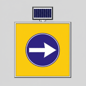 Panneau de signalisation routière Gne Enerjili Levha 100 x 100 cm, virage à droite obligatoire - Product Image 2