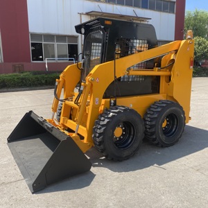Mini-chargeuse sur pneus, moteur Yanmar, godet de 0,4 m, haute efficacité, équipement de construction et agricole - Product Image 1
