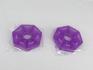 Boîte à pilules hebdomadaire 7 jours, 1 pièce, en gros, support de comprimés portable, mini étui de voyage, organisateur de rangement pour pilules - Product Image 3