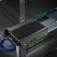 Sihovision I5-10200H Mini PC Quad Core DDR4 dengan PC Mini tanpa kipas industri 6 COM RS232 RS485 GPIO Win10 Linux