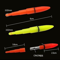 Lampe flottante intelligente de haute qualité ZHUO RUN pour la pêche nocturne, en plastique étanche avec fonction lumineuse pour lampe de pêche CR425
