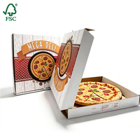 Boîtes à pizza personnalisées en gros, carton ondulé épais, imperméable, de qualité alimentaire, recyclable, design personnalisé gratuit, magnétique