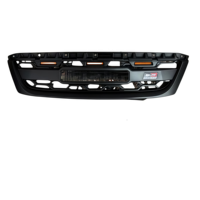Calandre avant ABS GR avec feux LED ambre pour Fortuner 2004-2007, accessoires de calandre de radiateur pour pare-chocs avant tout-terrain 4x4