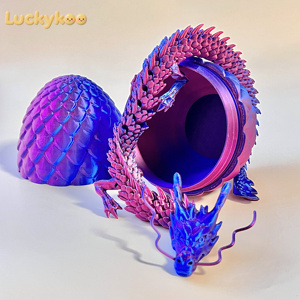 Figuras de Pulpo Negro Impresas en 3D Luckykoo, Juguete Infantil Divertido con Articulaciones Móviles, Figuras de Juguete Más Vendidas - Product Image 2