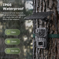 Caméra de chasse solaire 4G GPS 12MP CMOS avec vision nocturne cloud, grand angle, 940nm sans flash, déclenchement rapide 0,1s, détection PIR triple, étanche