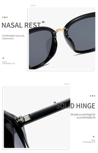 Cat-eye Anti-lumière bleue lunettes cadre haute qualité femmes gelée couleur lunettes plates 2024 tendance personnalisé lunettes cadre - Product Image 6