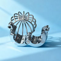 Anneaux de pénis en métal lestés pour hommes, anneaux scrotaux amovibles pour exercices, dispositifs de chasteté, 100% conformes aux normes.