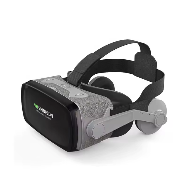 2024 High Quality G07E Eye Protection Virtual Reality Gaming 3D Vr Compatible VR Headset HD with Headphones 3D Vr Glasses