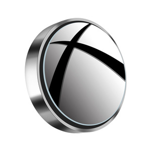 Car Spot <b>Mirror</b> <b>360</b> Degree Adjustable Wide View Blind Spot Monitoring Suction Cup Rear Mount Silver Round <b>Mirror</b> for Retrofit - Product Image 1