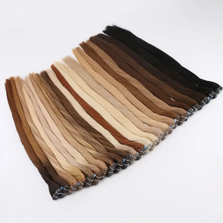 One Stop OEM Long Lasting Full Cuticle Double Drawn Highlighted Genius/Hand tied/Weft Hair Extension Human Hair