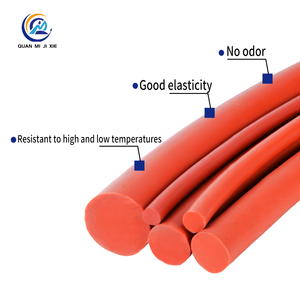 Nhiệt độ cao kháng rắn Silicone Vòng que cao su màu đỏ niêm phong dải - Product Image 4