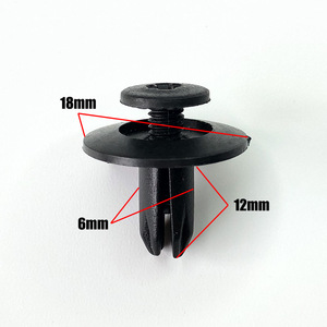 Clips en plastique pour voiture, vis d'expansion pour réparation de garde-boue, doublure de coffre, pare-boue, neuf - Product Image 2