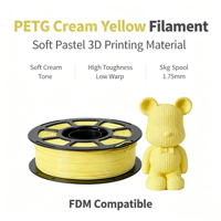 Waterdichte monochrome MEIJIMEI geëxtrudeerde PETG 3D-printerfilament, duurzaam gietmateriaal, 1,75 mm diameter, 250°C