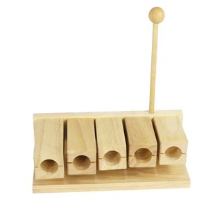 <span class=keywords><strong>Gong</strong></span> en bois massif à cinq tons, instrument de musique pour troupes de théâtre et ensembles de musique, pour instruments d'orchestre - Product Image 4