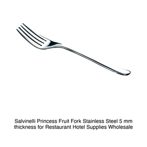 Fourchette à fruits Salvinelli Princess en acier inoxydable, épaisseur 5 mm, pour restaurants, hôtels, fournitures en gros - Product Image 2