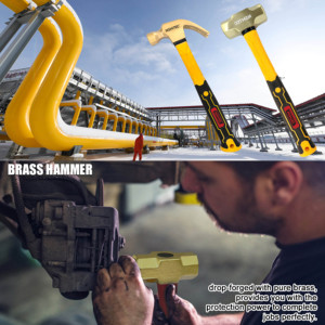 <span class=keywords><strong>ค้อน</strong></span>ทุบทองแดง nsmtec <span class=keywords><strong>ค้อน</strong></span>2 3 4 6 8 10 12<span class=keywords><strong>ปอนด์</strong></span>12 16ออนซ์ด้ามไฟเบอร์กลาสไม่ใช้แม่เหล็ก - Product Image 6