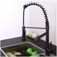 Robinet de cuisine monocommande extractible avec douchette, en acier inoxydable 304, mitigeur de cuisine
