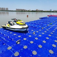 Hot nouveau petit quai à flotteur cannelé quai flottant quai pour bateau à moteur