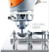Robot collaboratif automatique KUKA LBR IIWA 7 R800, cobots légers avec moteur et PLC, charge utile de 7 kg pour les travaux d'assemblage délicats