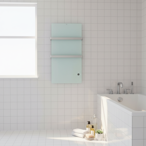 Calentador de Toallas Eléctrico de Pared con Barras para Toallas, <span class=keywords><strong>Panel</strong></span> <span class=keywords><strong>Calefactor</strong></span> de Vidrio para Baño, Impermeable IP34, para Casa, Hotel, Apartamento - Product Image 4