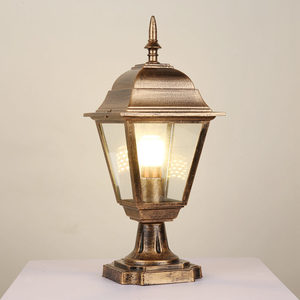 โคมไฟเสาประตูแบบวินเทจย้อนยุค LED IP65 E27 สำหรับสวน ประตูหลัก โมเดิร์น ภายนอกอาคาร - Product Image 5