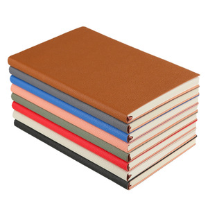 Customized B5 A6 A5 Soft Leather Business Notebook, Minimalist Office <b>Work</b> Notebook, Customized Learning Conference Notebook - Product Image 1