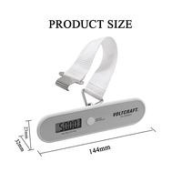 Balance de bagages numérique portable intelligente 50 kg avec écran LCD, alimentée par piles, précision 50 kg/10 g