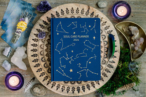 LABON 2026 Soul Care Moon Phase Planner <span class=keywords><strong>Calendrier</strong></span> annuel Tissu magique Astrologie Hardcover Planner - Product Image 2