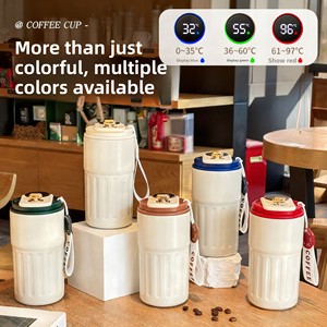 Vaso Térmico de Acero Inoxidable 316 de Doble Pared con Pantalla Inteligente, Diseño Moderno y Minimalista para Auto, Regalo Ideal para el Verano - Product Image 2