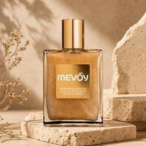 Iluminador de Maquillaje Orgánico Personalizado, Bronceador Brillante para el Rostro <span class=keywords><strong>con</strong></span> <span class=keywords><strong>Brillo</strong></span> Blanco Perla y Oro Rosa, Aceite Corporal Líquido <span class=keywords><strong>con</strong></span> <span class=keywords><strong>Brillo</strong></span> - Product Image 1