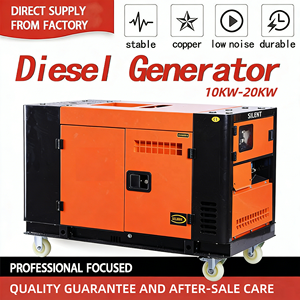 Generador Eléctrico Diésel Silencioso con Certificación CE ISO, 18kVA 15kW, Arranque Eléctrico, para Obras y Hospitales - Product Image 2
