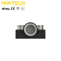 Boîte de jonction de distribution de capteurs flexible étanche Marvtech M12 à 8 ports, noire, IP67, prise femelle, montres femelles IEC