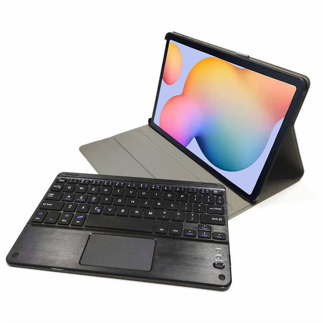 TRADE Assurance Wireless Touchpad Keyboard Case Protect Tablet Backlit Keyboard Cover Case for 10.6 Inch xiaomi Redmi Pad