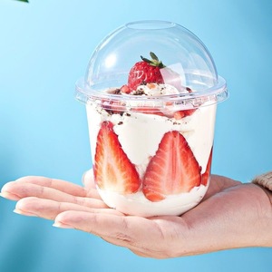 Dùng Một Lần 360Ml PP Vòng Nhựa Tráng Miệng Container Lc360 Huixinghai Cho Trà Sữa Bánh Trái Cây Ice Cream Thực Phẩm Sử Dụng - Product Image 5