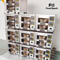 Mesa Caliente Comercial para Alimentos Calientes KFC, Hamburguesas y Pollo Frito, con Cajón y Vitrina Abierta