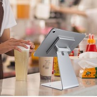 Soporte Universal de Aleación de Aluminio para Tablet MPOS, para Pedidos Comerciales B2B, Soporte Antirrobo para Tablet